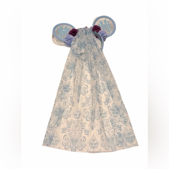 Disney ParksThe Haunted Mansion Bride Veil Minnie Mouse Ears Headband New